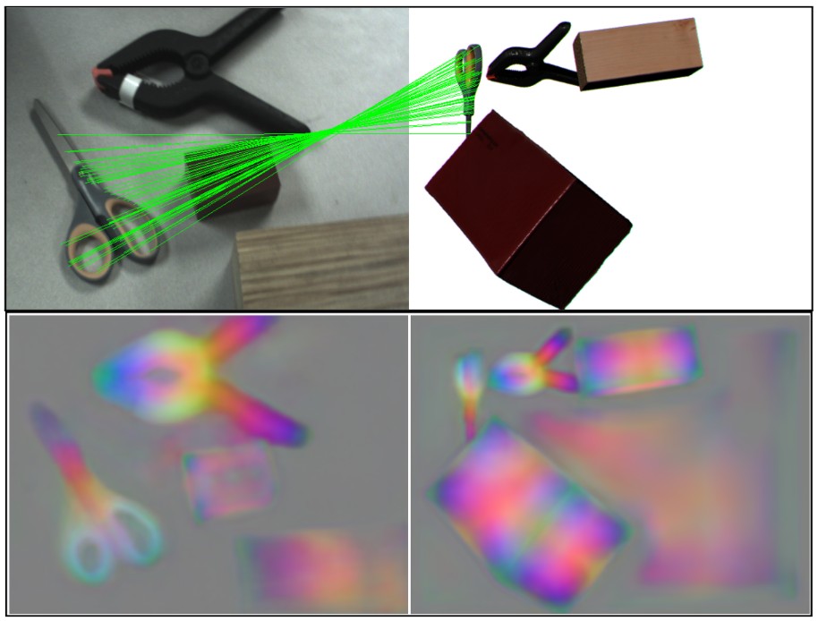 Refining 6D Object Pose Predictions using Abstract Render-and-Compare