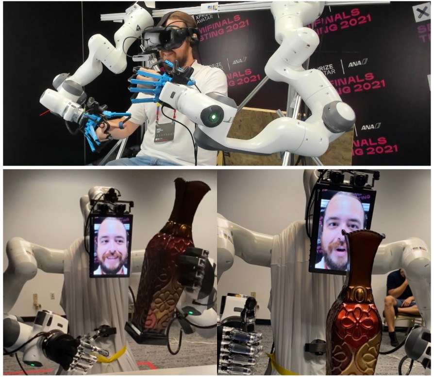 VR Facial Animation for Immersive Telepresence Avatars